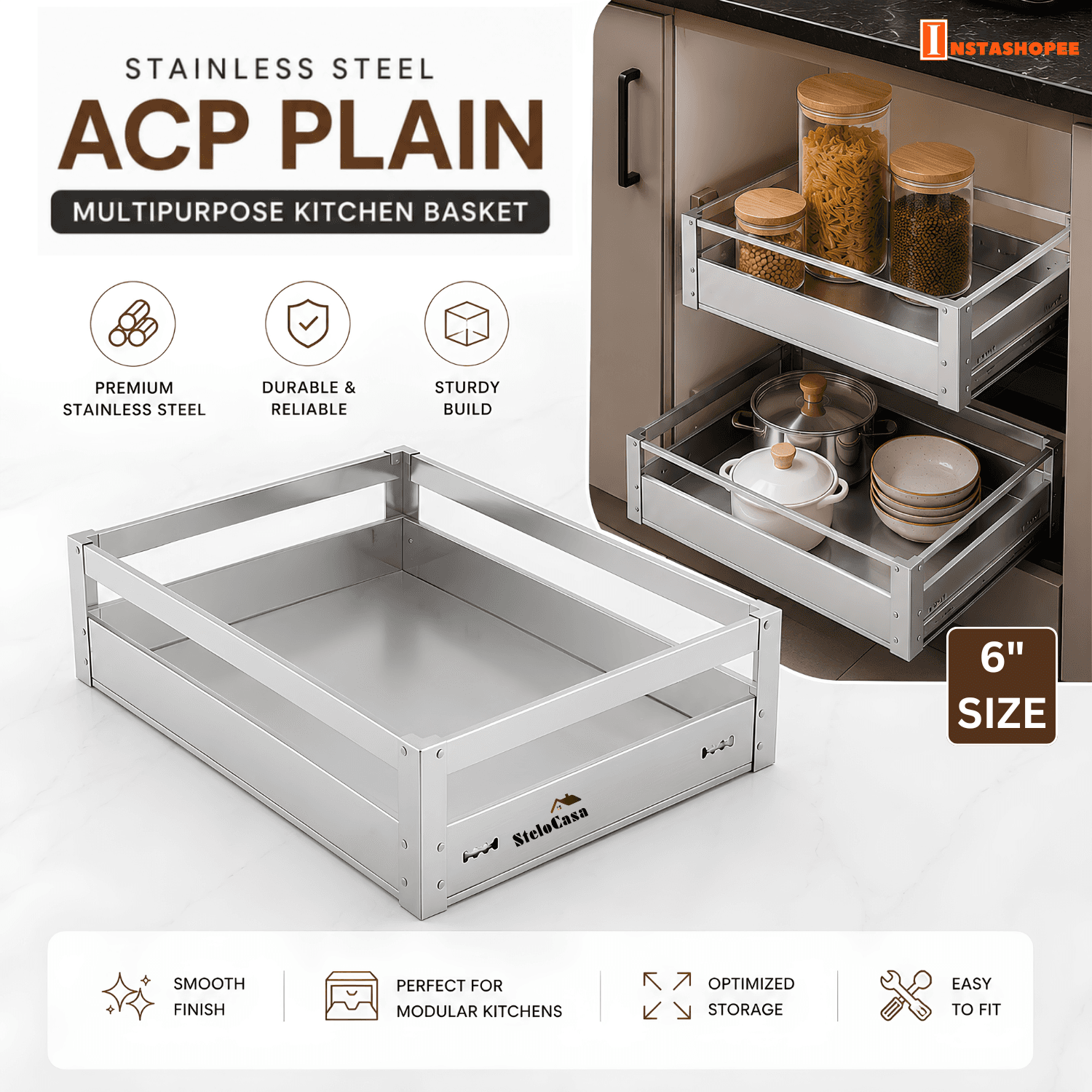 Stelocasa ACP Plain Basket - Image 3